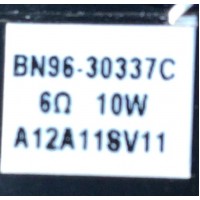 KIT DE BOCINAS PARA TV SAMSUNG (2 PZ) / NUMERO DE PARTE BN96-30337C / 6Ω 10W / A12A11SV11 / PANEL CY-JM040BGNV4H / MODELO UN40N5200AFXZA DA02	